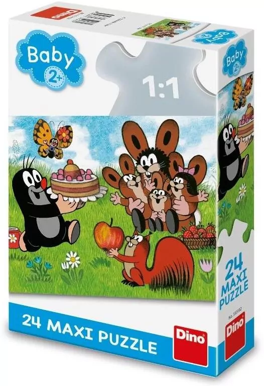 Puzzle baby 24 Krecik Urodziny - tantis.pl