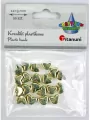 Koraliki plastikowe lustrzane serca 12x9mm 20szt - tantis.pl
