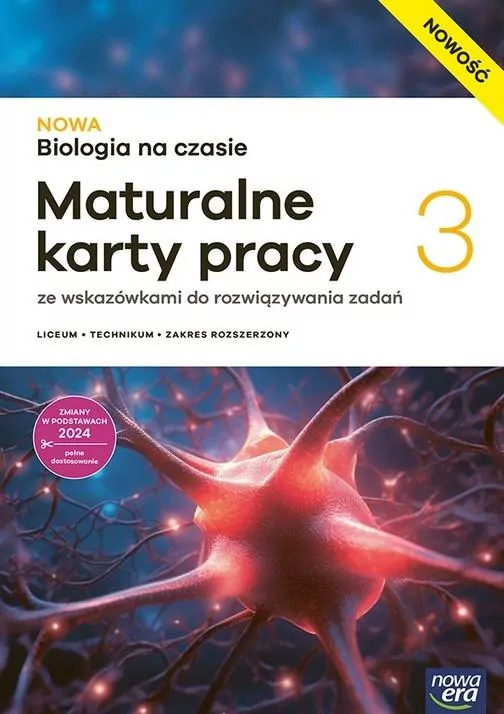 NOWA Biologia na czasie. Biologia 3. Maturalne karty pracy. Zakres rozszerzony. Liceum i technikum. Nowa edycja - tantis.pl