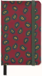 Notes XS gładki Pro Jedwab bordowy