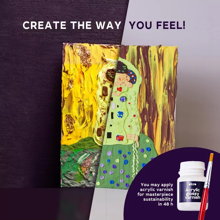 Zestaw kreatywny. Pocałunek 30x40cm - tantis.pl