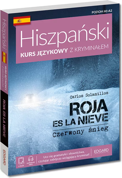 Roja es la nieve. Hiszpański. Kurs językowy z kryminałem - tantis.pl