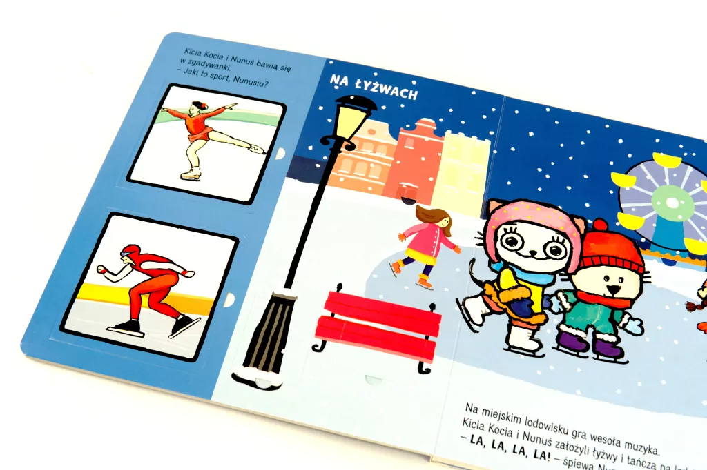 Sporty zimowe. Kicia Kocia i Nunuś - tantis.pl