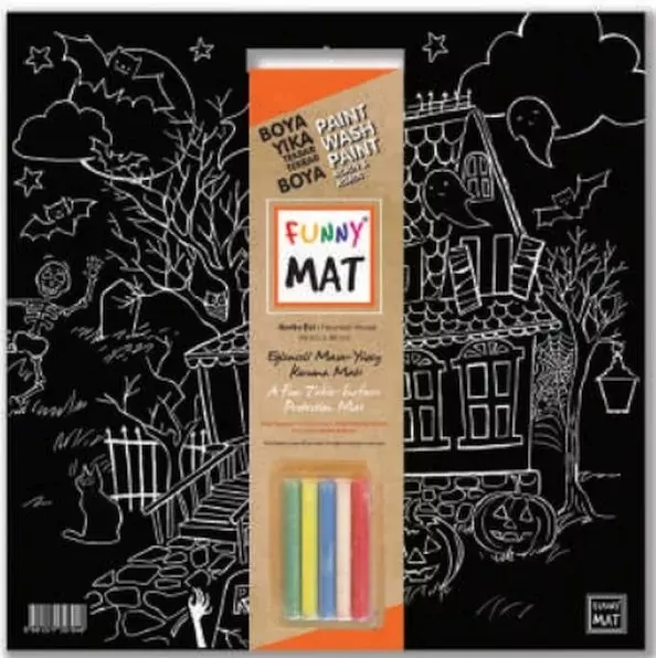 Mata czarna + kreda Halloween Funny Mat STRIGO - tantis.pl