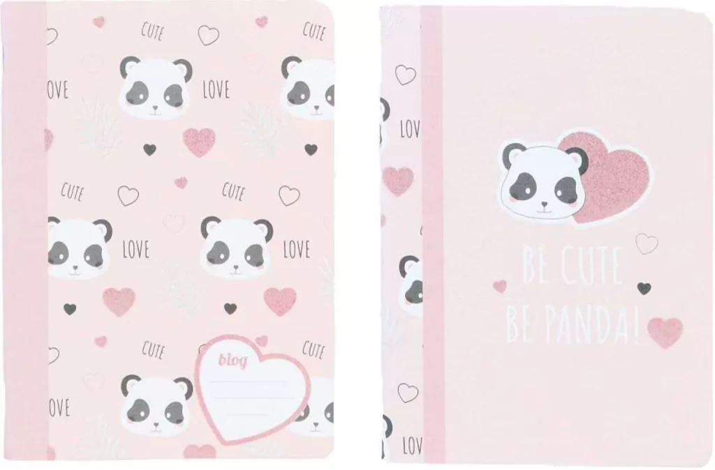 Zeszyt Cute Panda. A4/48k. kratka. 5 sztuk - tantis.pl
