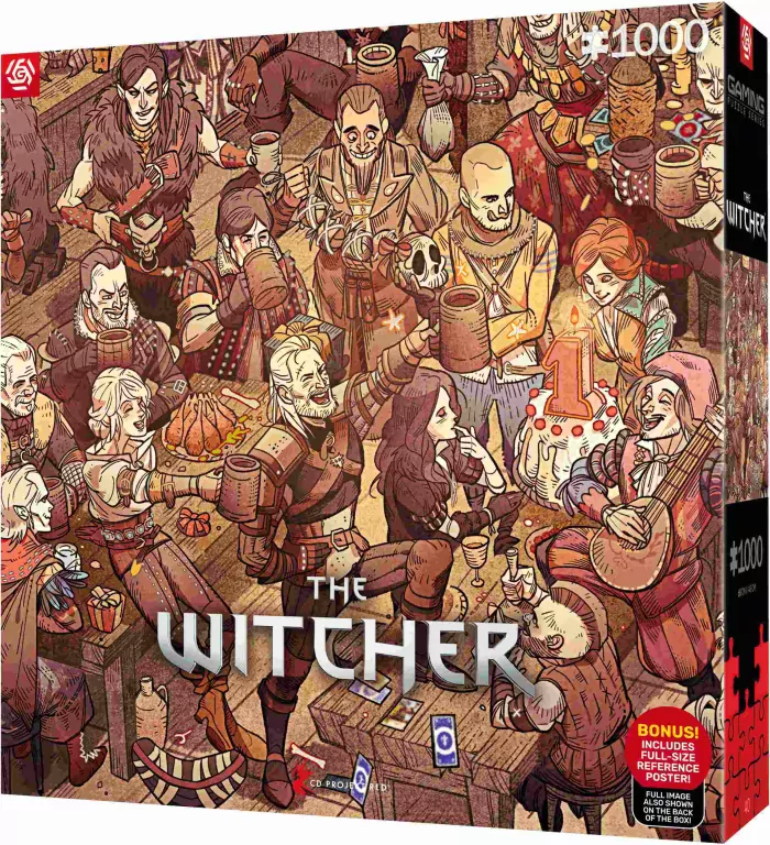 Puzzle 1000 The Witcher (Wiedźmin) Birthday - tantis.pl
