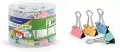 Klipy biurowe 19mm kolorowe pastel 40szt - tantis.pl