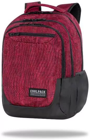 Plecak 3-komorowy Coolpack Soul Snow red - tantis.pl