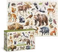 Puzzle 200 Montessori Forest animals - tantis.pl