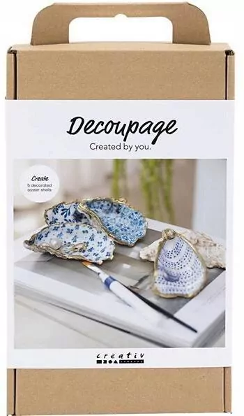 Zestaw do decoupage Muszle Ostryg - tantis.pl