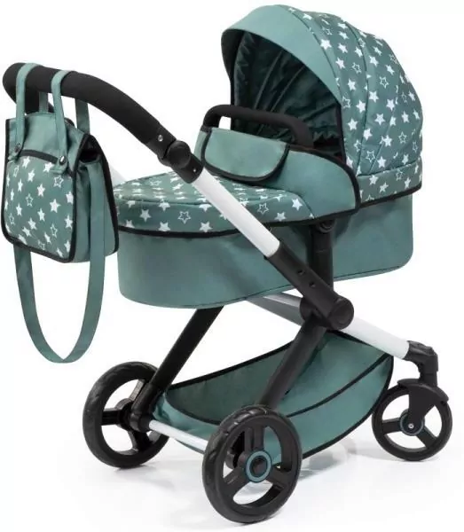 Wózek dla lalek zielony XEO - tantis.pl