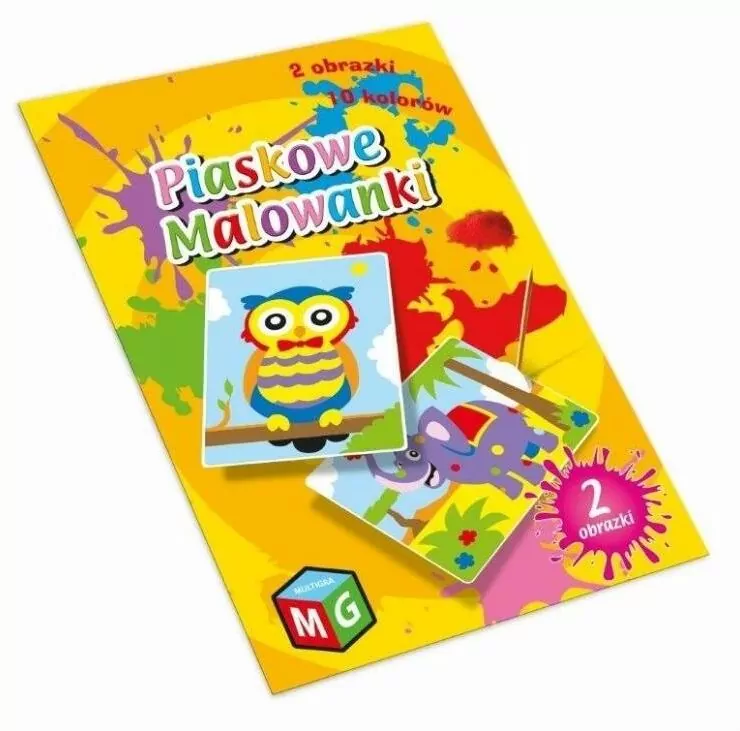 Piaskowe malowanki Sowa i słoń - tantis.pl