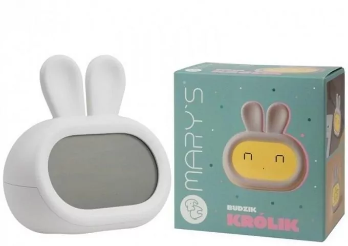 Budzik królik szary - tantis.pl