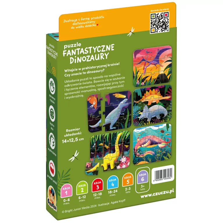 CzuCzu Puzzle. Fantastyczne dinozaury - tantis.pl