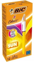 Długopis 4 Colors Sun mix (12szt) BIC
