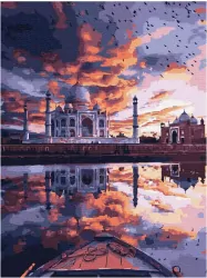 Malowanie po numerach. Meczet w Stambule