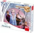 Drewniane klocki obrazkowe Kraina Lodu Frozen 12el - tantis.pl