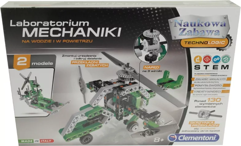 Na wodzie i w powietrzu. Laboratorium mechaniki. Naukowa Zabawa. 60953 - tantis.pl