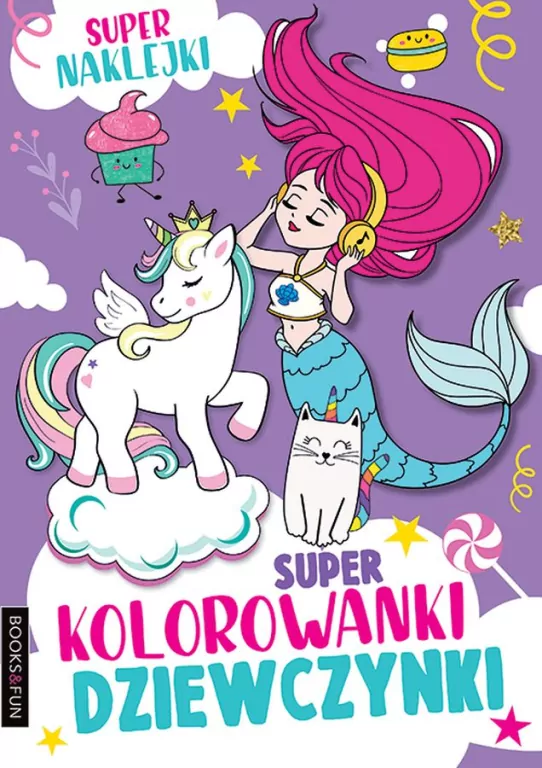 Super kolorowanki dziewczynki - tantis.pl