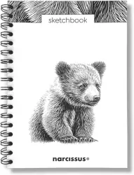 Szkicownik B5/60K na spirali - Niedźwiedź