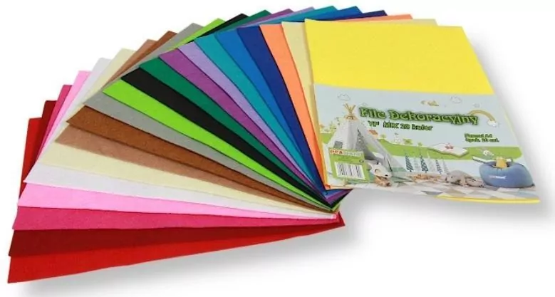 Filc dekoracyjny mix 20x30cm - tantis.pl