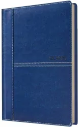 Kalendarz 2026 A4 tygodniowy registry niebieski