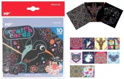 Zdrapywanka zwierzaki i mandal 10 arkuszy MIX