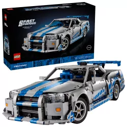 LEGO® Technic. Samochód Nissan Skyline GT-R (R34) z filmu Za szybcy, za wściekli 42210