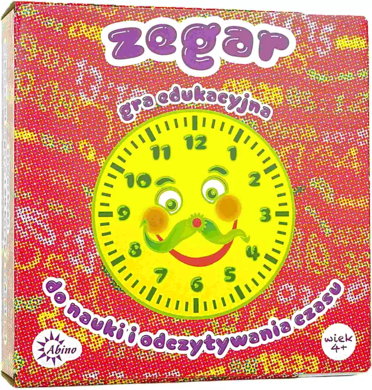 Zegar do nauki odczytywania czasu - tantis.pl