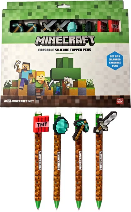 Długopis zamzywalny z nakładką Minecraft - tantis.pl