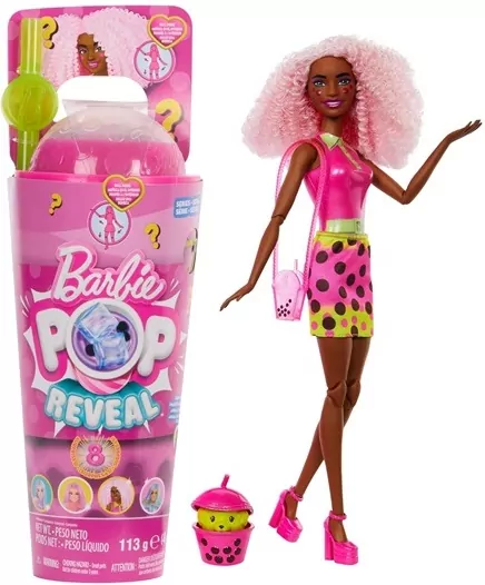 Barbie Pop Reveal Lalka Jagoda Bubble Tea - tantis.pl