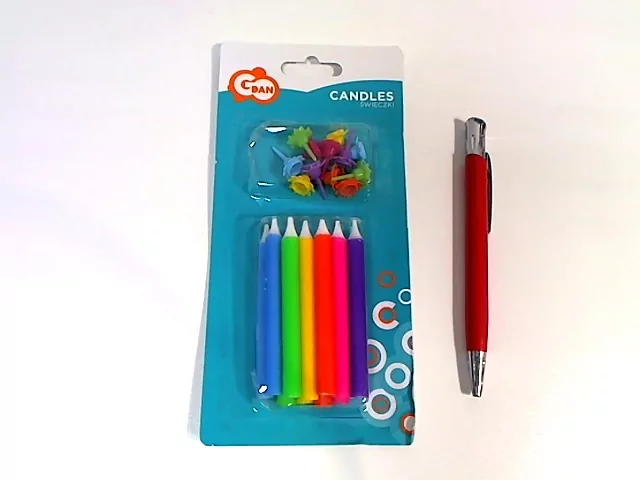 Świeczki urodzinowe tęcza 8cm pf-sut12 - tantis.pl