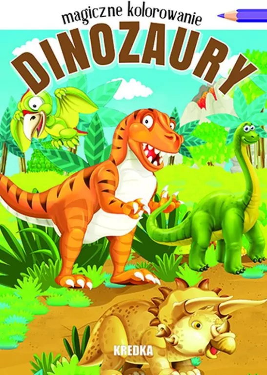 Dinozaury. Magiczne kolorowanie - tantis.pl