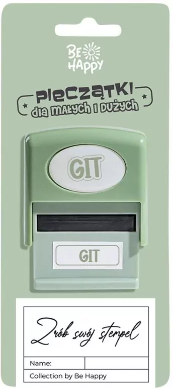 Pieczątka z napisem - Git - tantis.pl