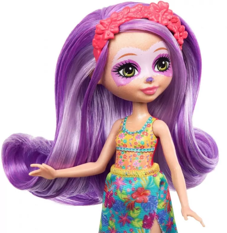 Enchantimals. Lalka Leniwiec + zwierzątko HRX82 - tantis.pl