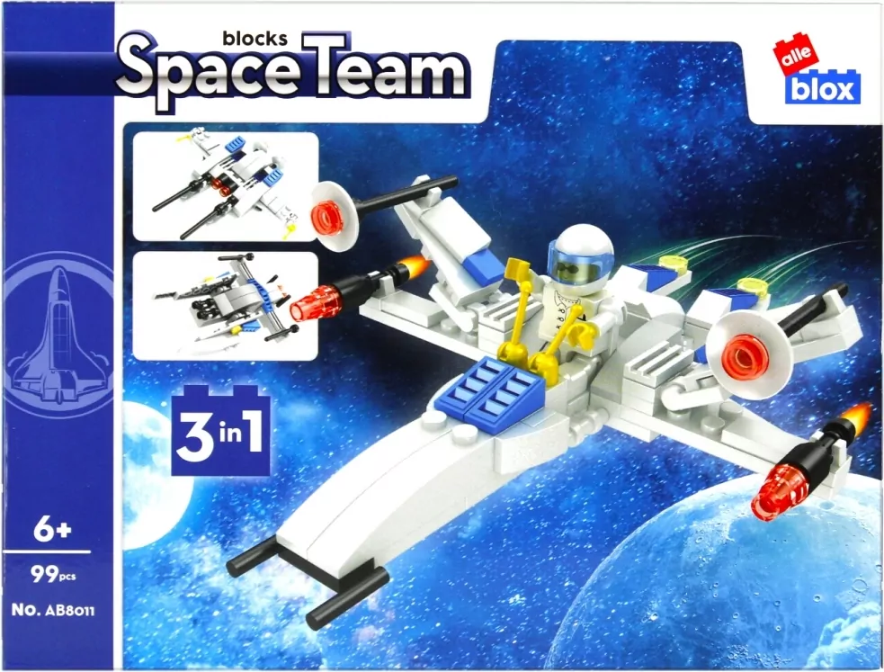 Klocki konstrukcyjne. Statek kosmiczny - tantis.pl