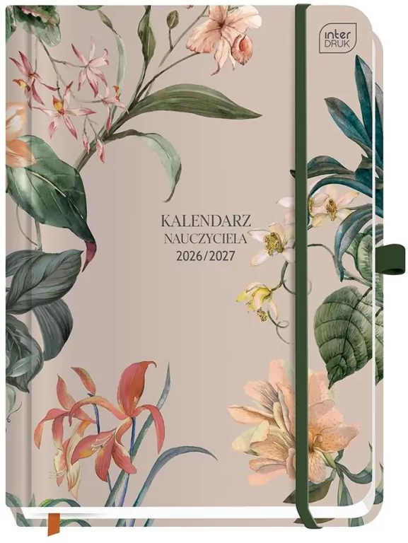 Kalendarz nauczyciela 2026/27 B5 Orchids - tantis.pl