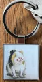 Brelok do kluczy K43 Świnka morska - tantis.pl