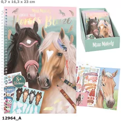 Kolorowanka. Miss Melody. Horses Blaze