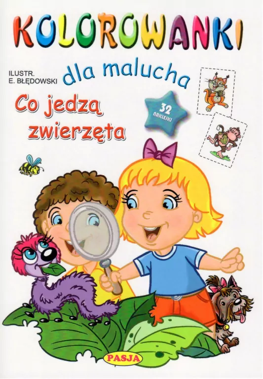 Co jedzą zwierzęta? Kolorowanki dla malucha - tantis.pl