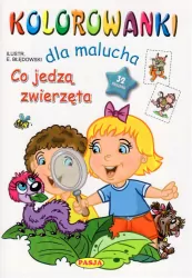 Co jedzą zwierzęta? Kolorowanki dla malucha