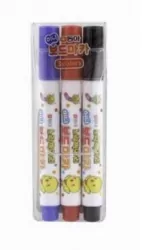 Marker suchościeralny. Mini 3 kolory