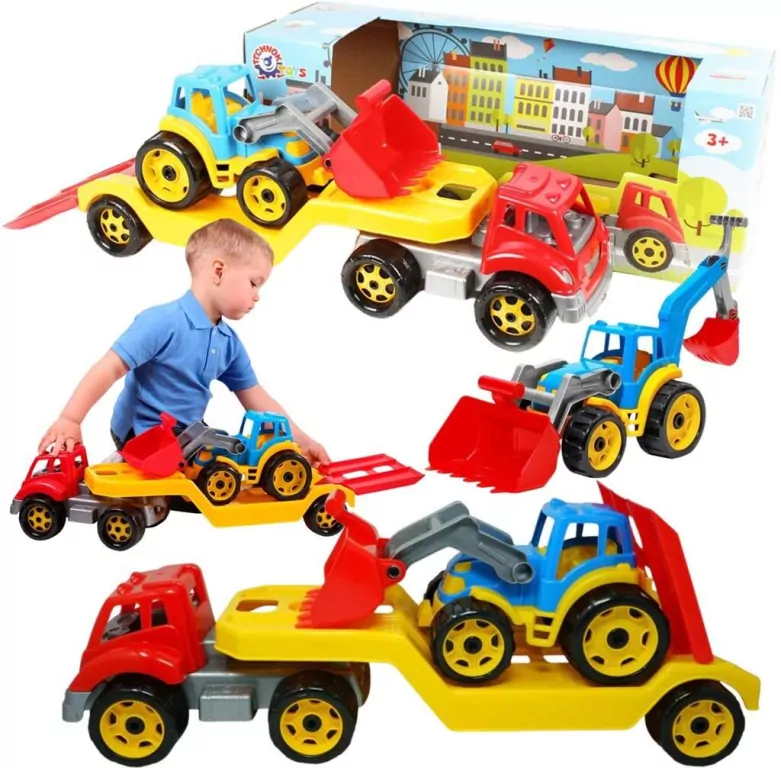 Transporter z traktorem - tantis.pl