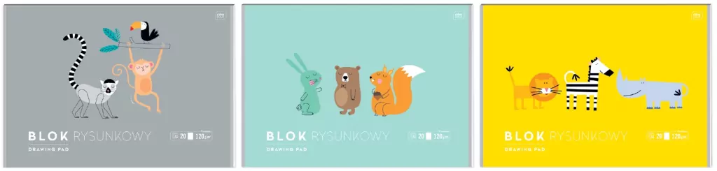 Bok rysunkowy A3/20K. B&B Kids pastel - tantis.pl