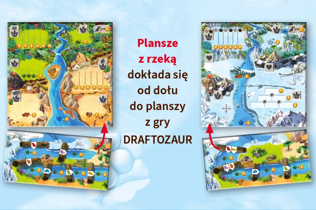 Draftozaur. 2 dodatki: Pterodaktyle, Plezjozaury - tantis.pl