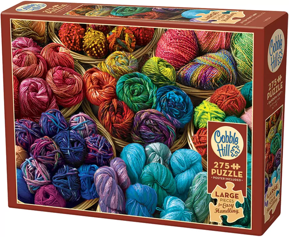 Puzzle 275 XL Kłębki włóczki G3 - tantis.pl