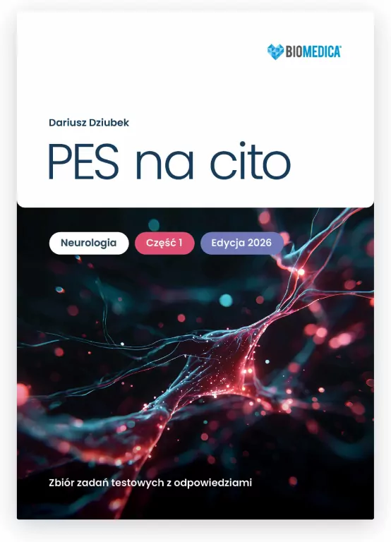 PES na cito Neurologia cz.1 zbiór zadań testowych - tantis.pl