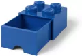 LEGO(R) pojemnik klocek z szufladą czwórka niebieski - tantis.pl