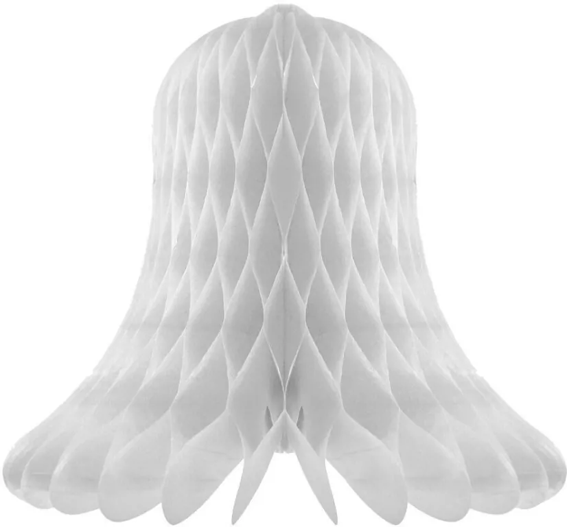 Dekoracja wisząca Dzwonek srebrna 20cm - tantis.pl