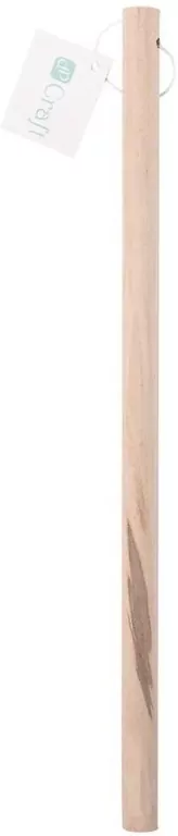 Drążek drewniany do makramy naturalny Fi 15x30cm - tantis.pl